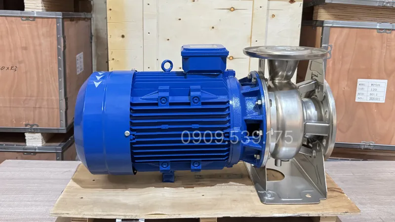 Overview design of the Horizontal Stainless Steel Head High Head Water Pump LEPONO EDH 20-30 4kW 5.5HP