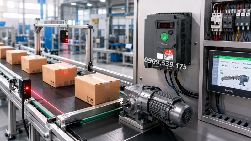 Ứng dụng của biến tần Schneider dưới 10kW.