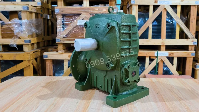 Thiết kế tổng quan hộp giảm tốc trục vít WPDA 120