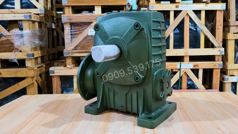 Overview design of the WPDA 200 worm gearbox