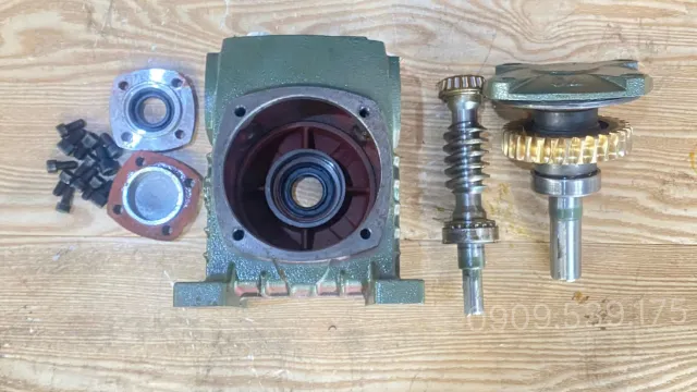 Cấu tạo bên trong hộp giảm tốc trục vít wpx 155