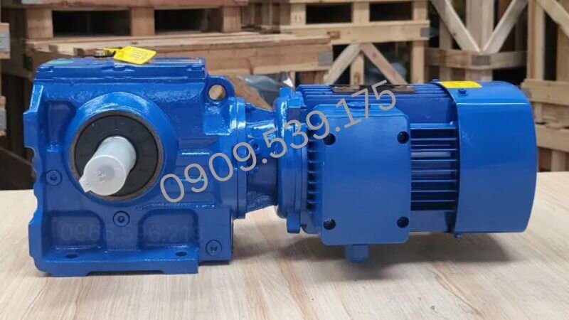 Structure of the S-series heavy-duty right-angle gear motor