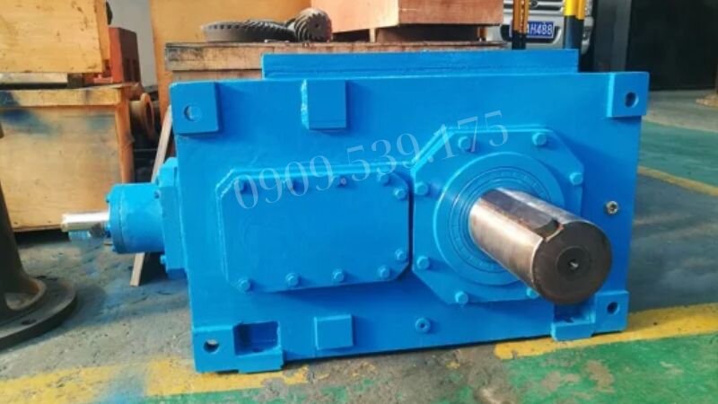 Structure of the HB-Series Helical Gear Motor
