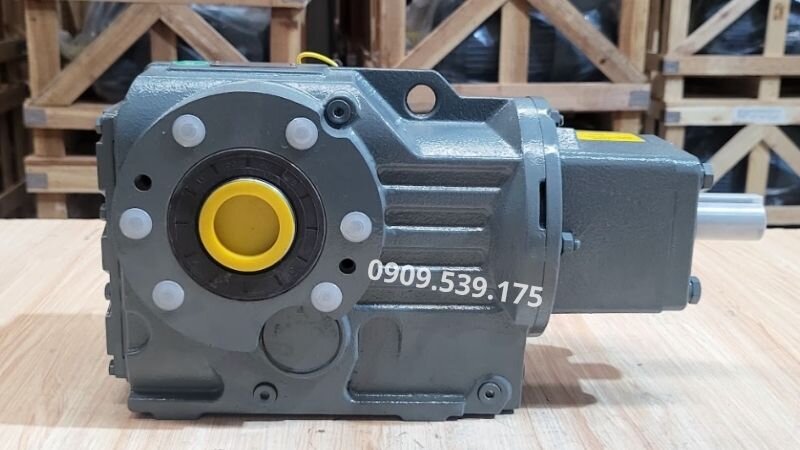 Hộp giảm tốc tải nặng trục vuông góc S 1 cấp.