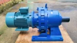 Góc bên trái của Motor giảm tốc tải nặng Cycloid 2.2kW 3Hp