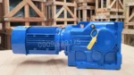 Góc bên trái của Motor giảm tốc tải nặng trục vuông góc K 18.5kW 25Hp