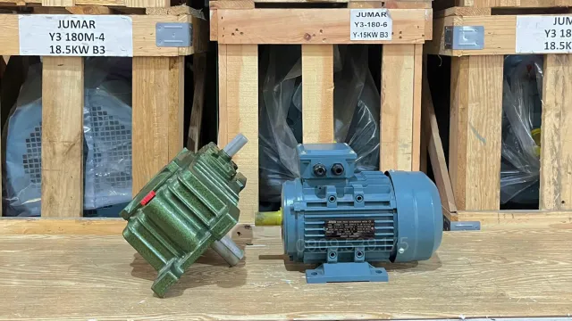 Góc nhìn bên trái của Motor giảm tốc WPX 60 0.37kW 0.5Hp