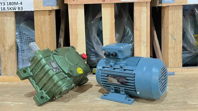 Góc nhìn tổng thể của Motor giảm tốc WPX 60 0.37kW 0.5Hp