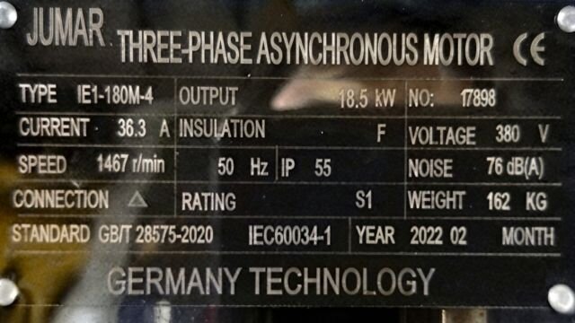Tem của motor giảm tốc tải nặng Cycloid 18.5kW 25Hp