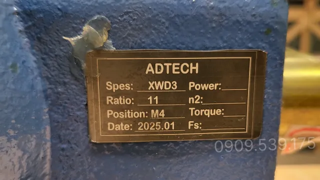 Tem hộp giảm tốc Cycloid 1.5kw 2hp
