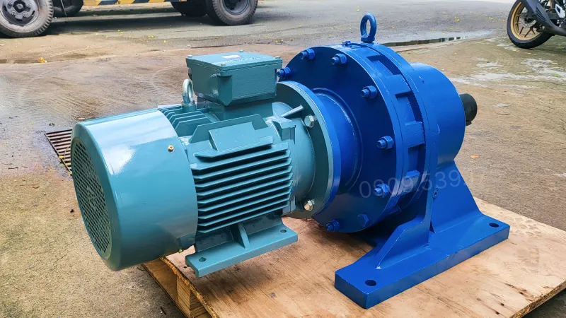 Overview design of Heavy Duty Cycloidal Geared Motor 1.5kW 2Hp