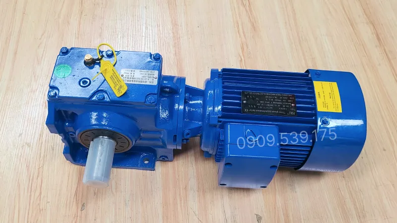 Overall design of the Heavy Duty S-Series Helical Worm Gear Motor 22kW 30Hp