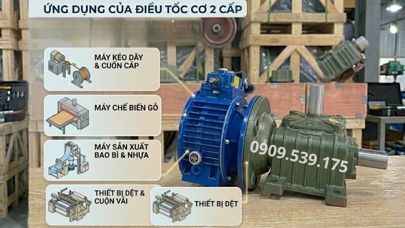 Ứng dụng của điều tốc cơ 2 cấp.