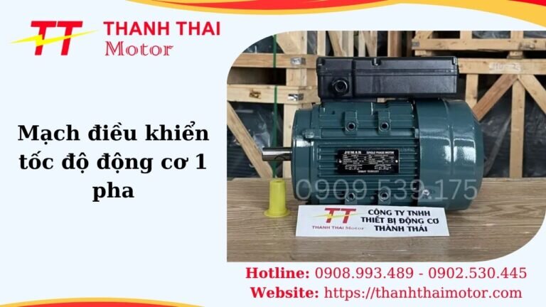 Mạch điều khiển tốc độ động cơ 1 pha
