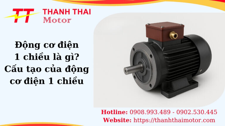 Cấu tạo động cơ điện 1 chiều