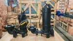 Cận cảnh phía sau Máy bơm chìm 3kW 4Hp