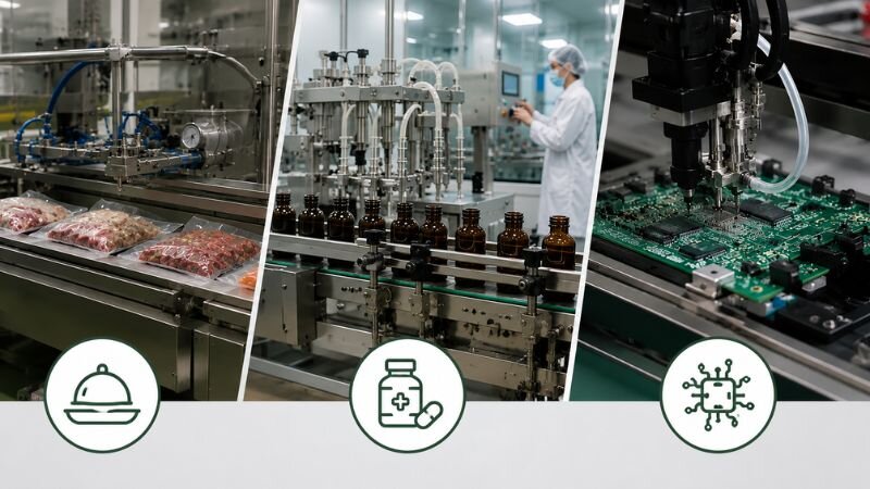 Ứng dụng của máy bơm hút chân không dưới 50m3/h