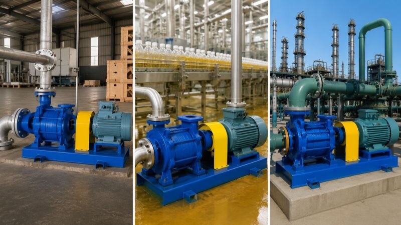 Ứng dụng bơm hút chân không ttreen 50m3/h