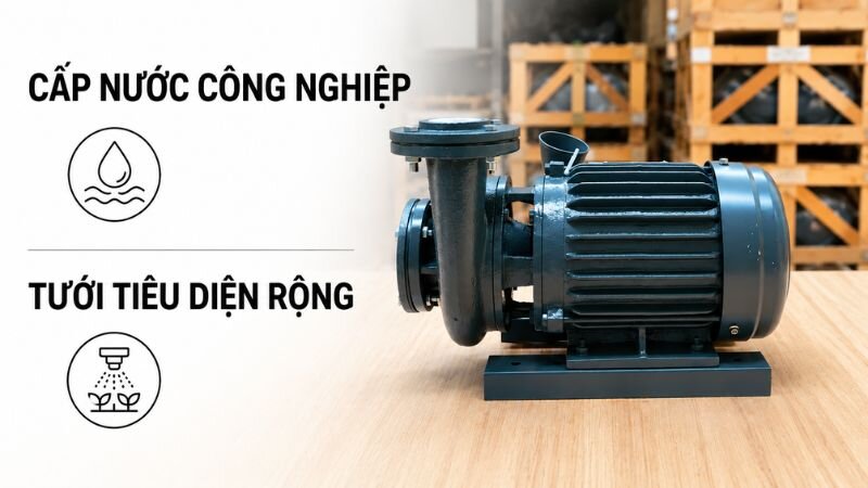 Ứng dụng máy bơm nước TECO trên 3.7kW