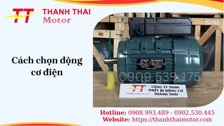 Cách chọn động cơ điện