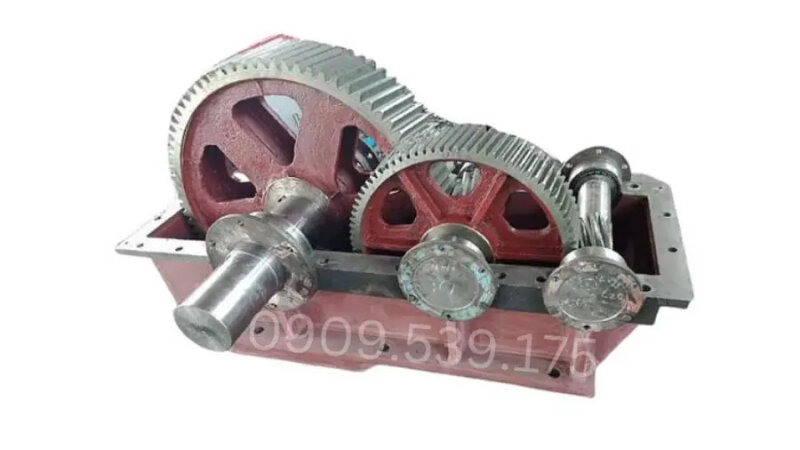 Cấu tạo chi tiết của hộp giảm tốc bánh răng trụ 
