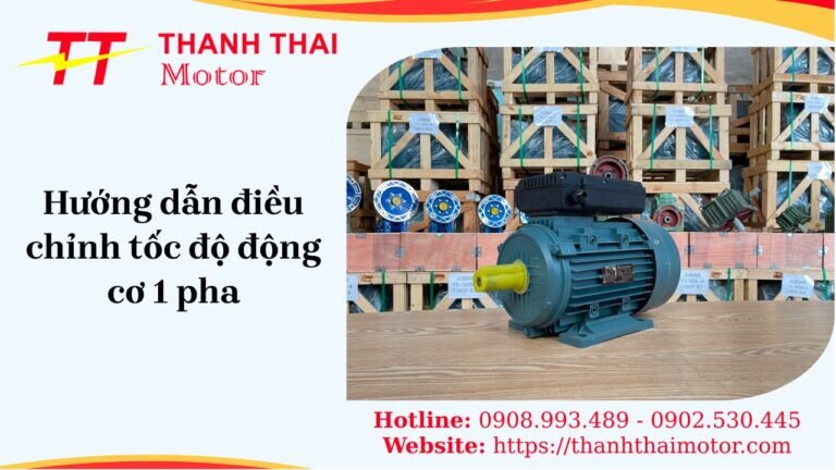 Điều chỉnh tốc độ động cơ 1 pha: hướng dẫn toàn diện