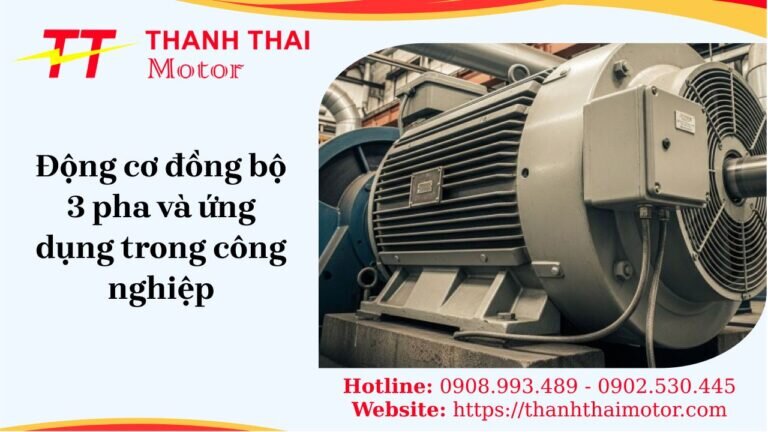 Động cơ đồng bộ 3 pha và ứng dụng trong công nghiệp