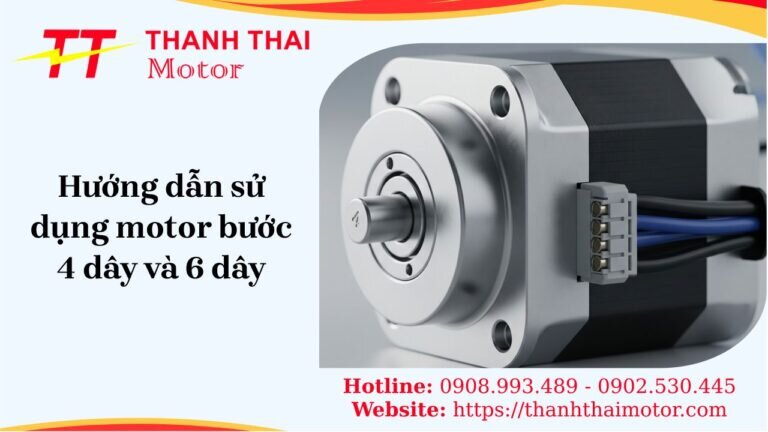 Hướng dẫn sử dụng motor bước 4 dây và 6 dây