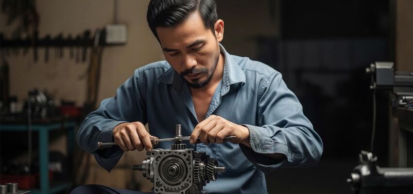 Bảo trì định kỳ giúp hộp số motor vận hành êm ái, giảm lỗi hỏng hóc