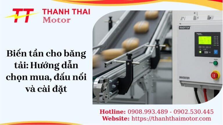Biến tần cho băng tải: Hướng dẫn chọn mua, đấu nối và cài đặt hiệu quả