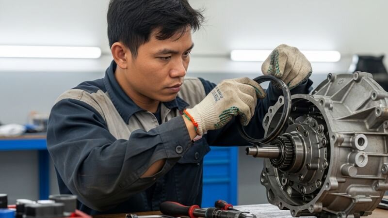Các bước lắp đặt vòng chắn dầu hộp giảm tốc đúng kỹ thuật