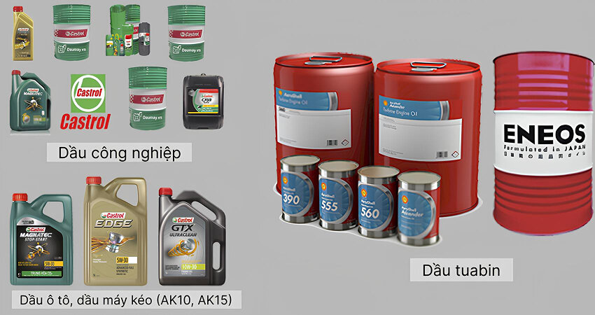 Các loại dầu nhớt phổ biến dùng cho hộp giảm tốc