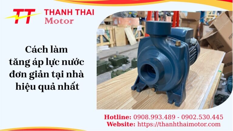 Cách làm tăng áp lực nước