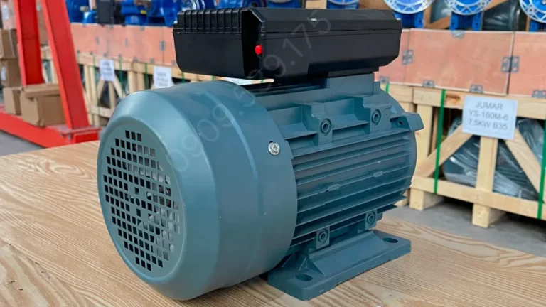 Cận cảnh phía sau Động cơ điện 1 pha 0.18kW 0.25Hp