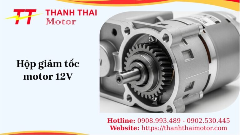 Hộp giảm tốc motor 12V
