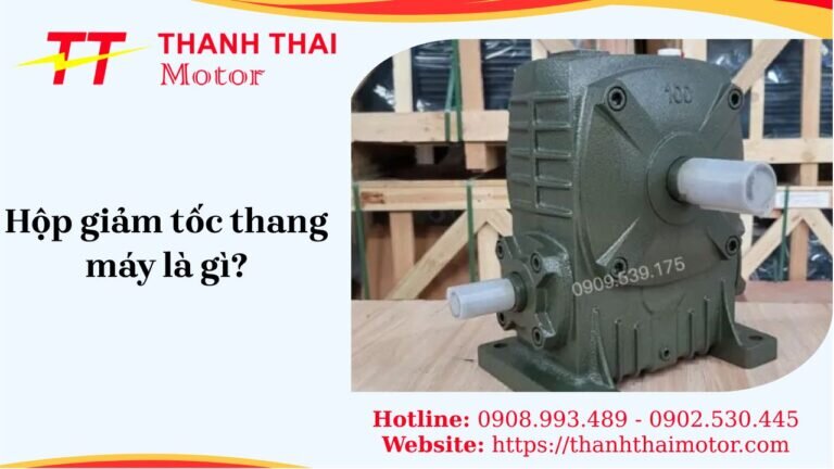 Hộp giảm tốc thang máy là gì? Cấu tạo và phân loại