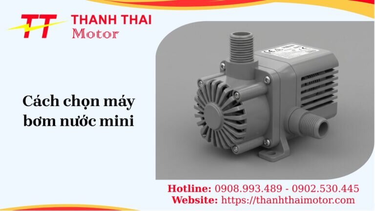 Cách chọn máy bơm nước mini
