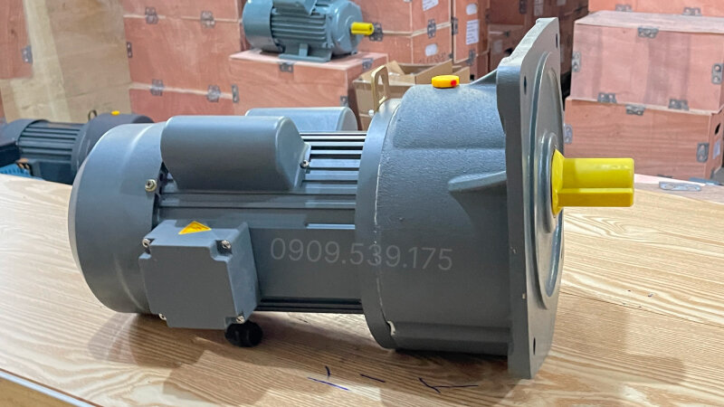 Tổng quan thiết kế motor giảm tốc 1 pha 1.1kW 1.5Hp