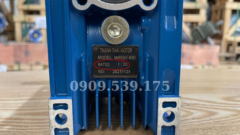 Tỷ số truyền Ratio hộp giảm tốc NMRV 63