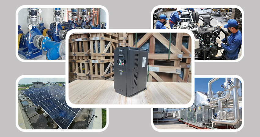 Ứng dụng của Inovance biến tần trong đa dạng các ngành công nghiệp và nông nghiệp