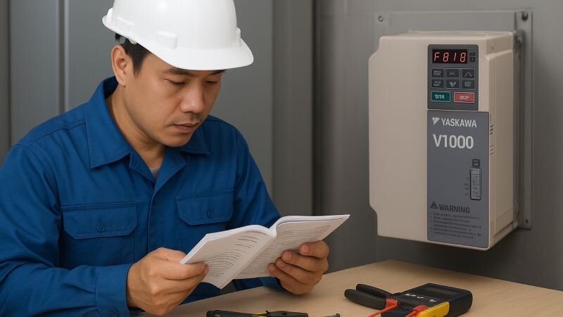 Cài đặt biến tần yaskawa v1000 chuẩn bị dụng cụ 