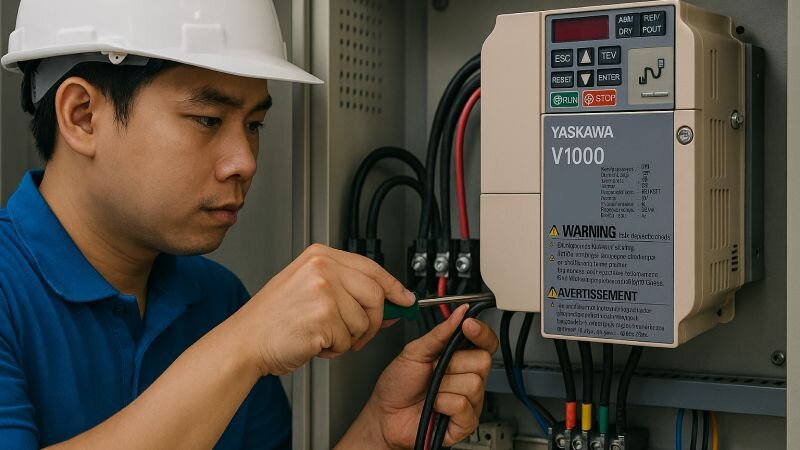 Cách khắc phục lỗi biến tần yaskawa kiểm tra nguồn đấu nối
