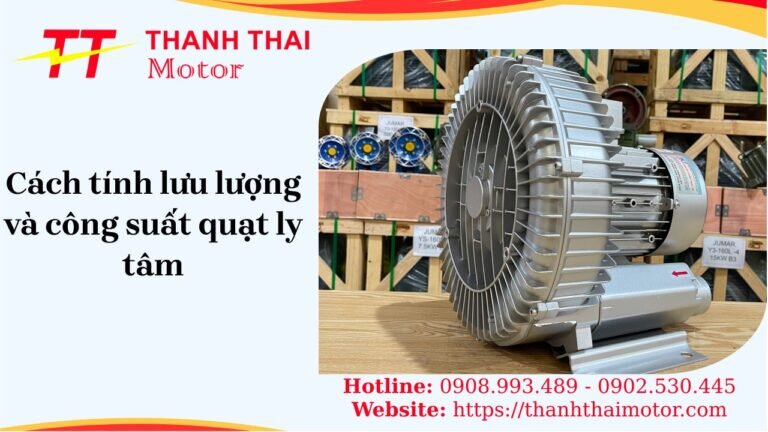 Cách tính lưu lượng và công suất quạt ly tâm