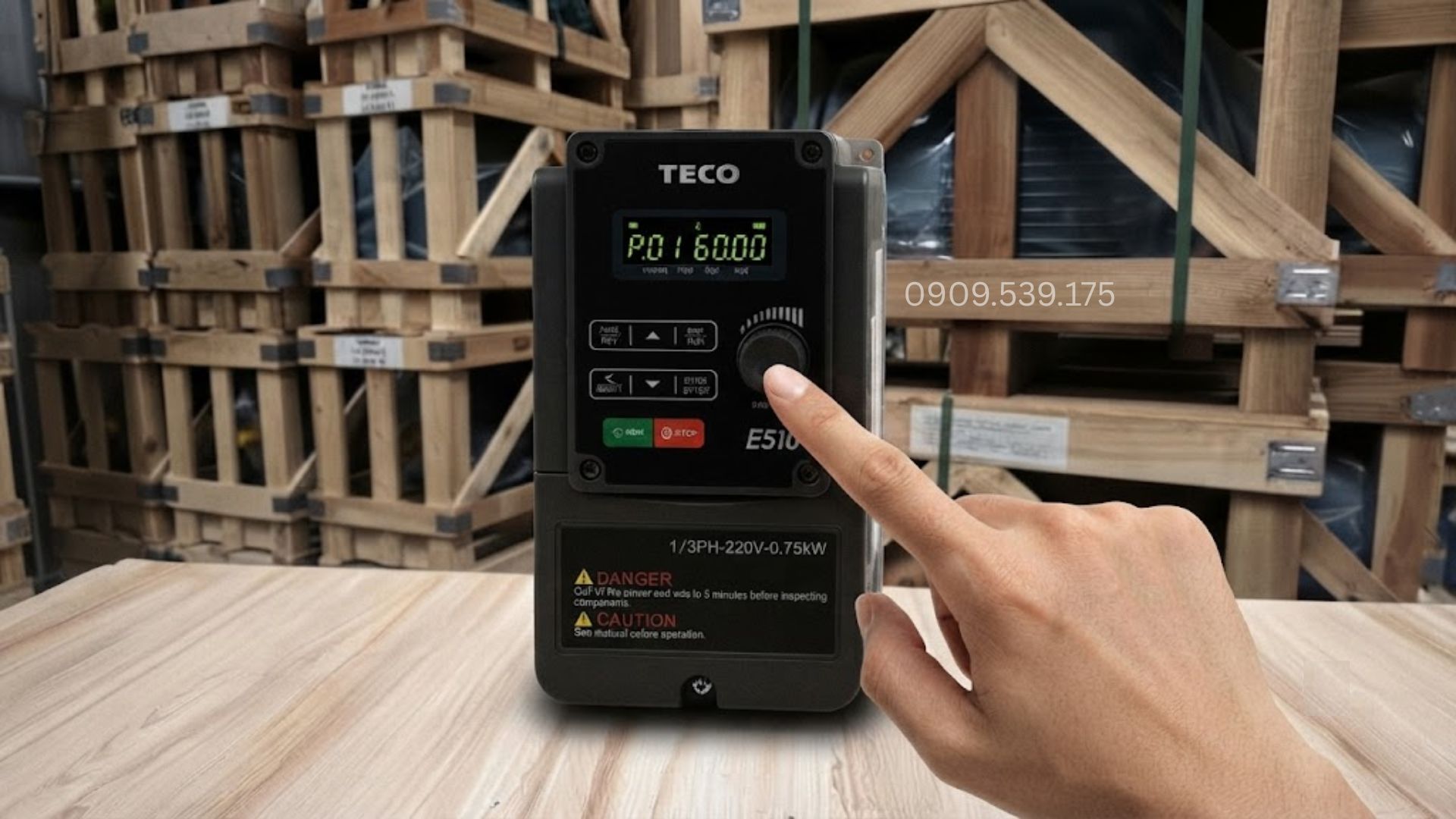 Cài đặt dò thông số motor Auto tuning biến tần TECO E510