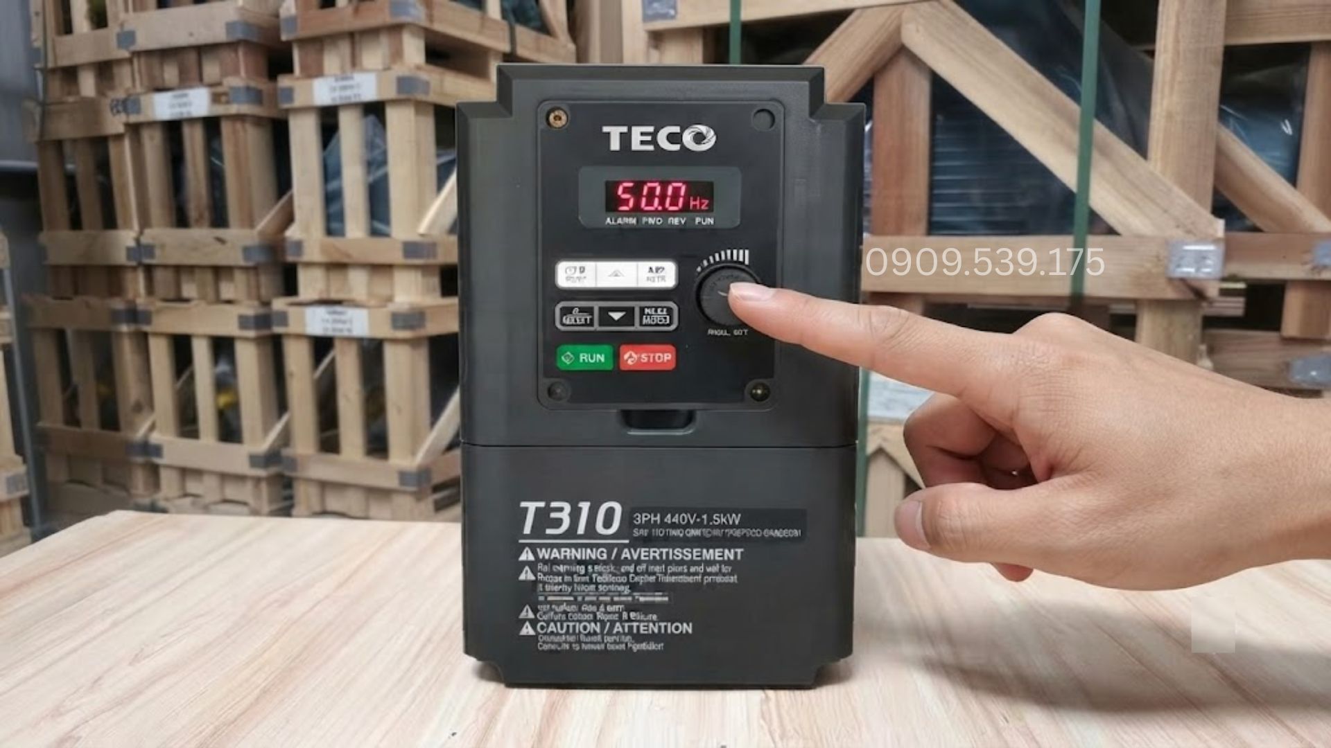 Cài đặt TECO T310 nhận tín hiệu dòng 4-20mA từ PLC