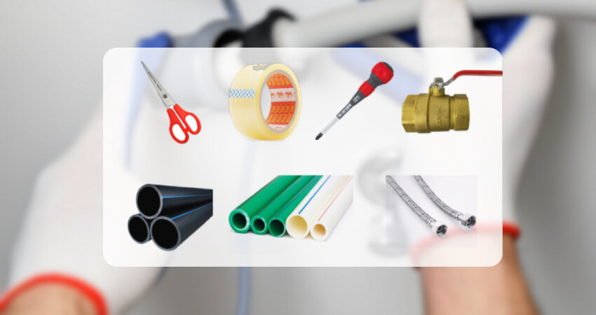 Chuẩn bị các dụng cụ cần thiết trước khi tiến hành lắp đặt máy bơm nước