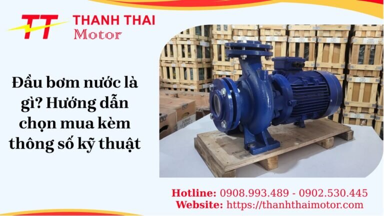 Đầu bơm nước là gì? Hướng dẫn chọn mua kèm thông số kỹ thuật