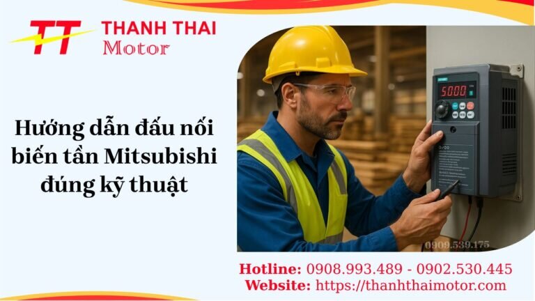 Hướng dẫn đấu nối biến tần Mitsubishi đúng kỹ thuật, an toàn