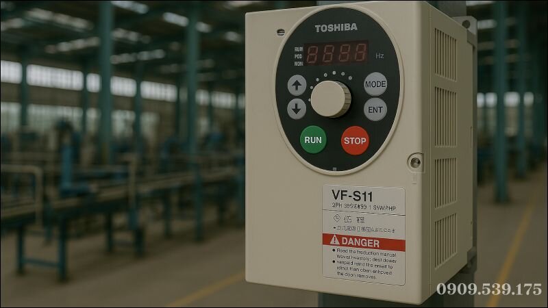 Biến tần Toshiba VF-S11 và VF-S15 trong công nghiệp - cài đặt đơn giản, hiệu suất cao, tiết kiệm năng lượng.