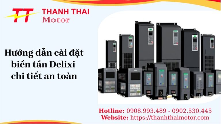 Cài đặt biến tần Delixi